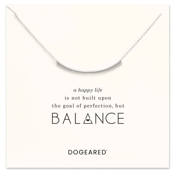 Dogeared Silver Balance Necklace - Picture 1 of 1